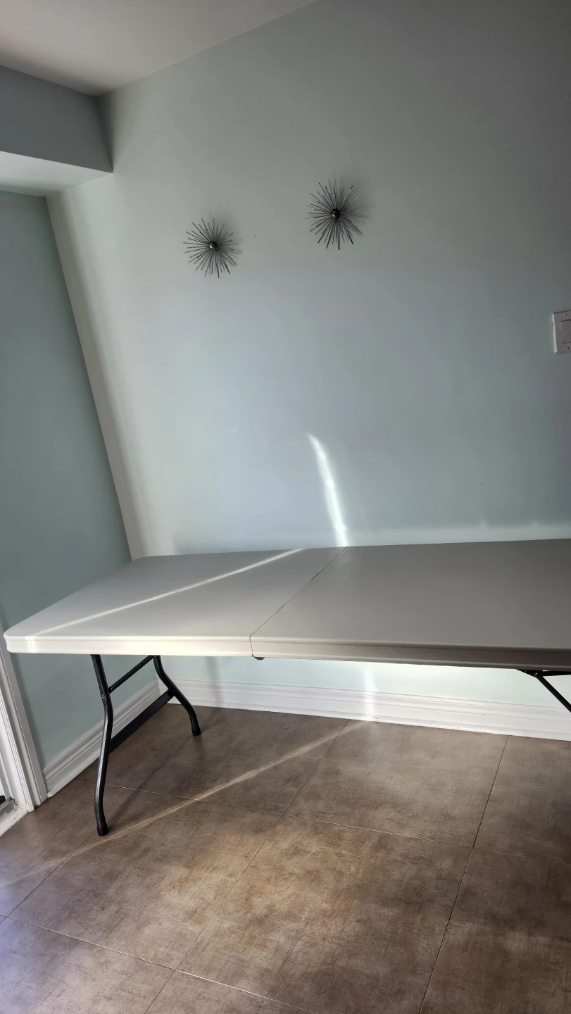 Folding Banquet Table  ( bought from costco 179 )