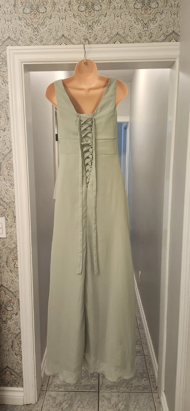 Sage Green Formal Gown Small - photo 5