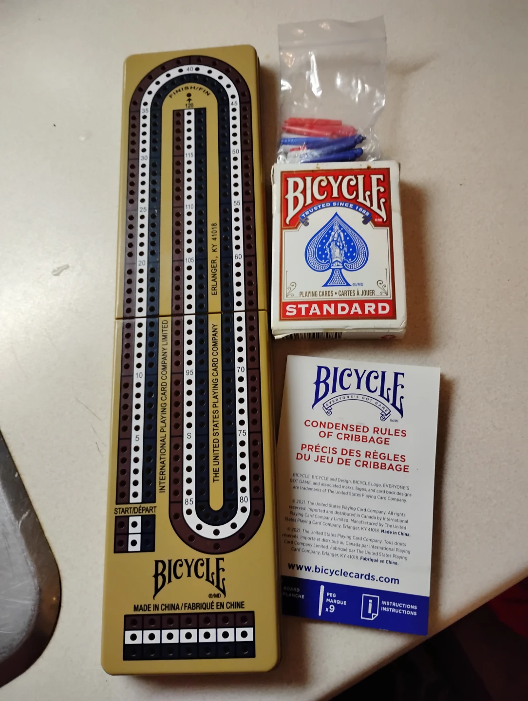 Cribbage Board Set