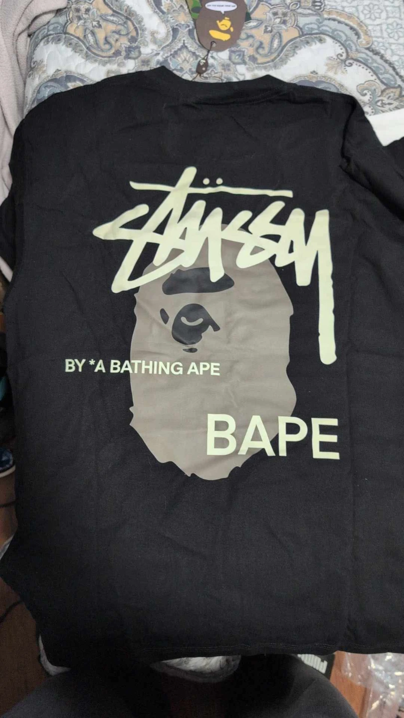 Stussy x A Bathing Ape Bape T-Shirt
