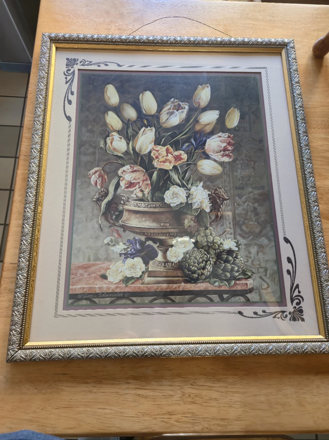 Home Interiors & Gifts Framed Floral Wall Art - photo 2