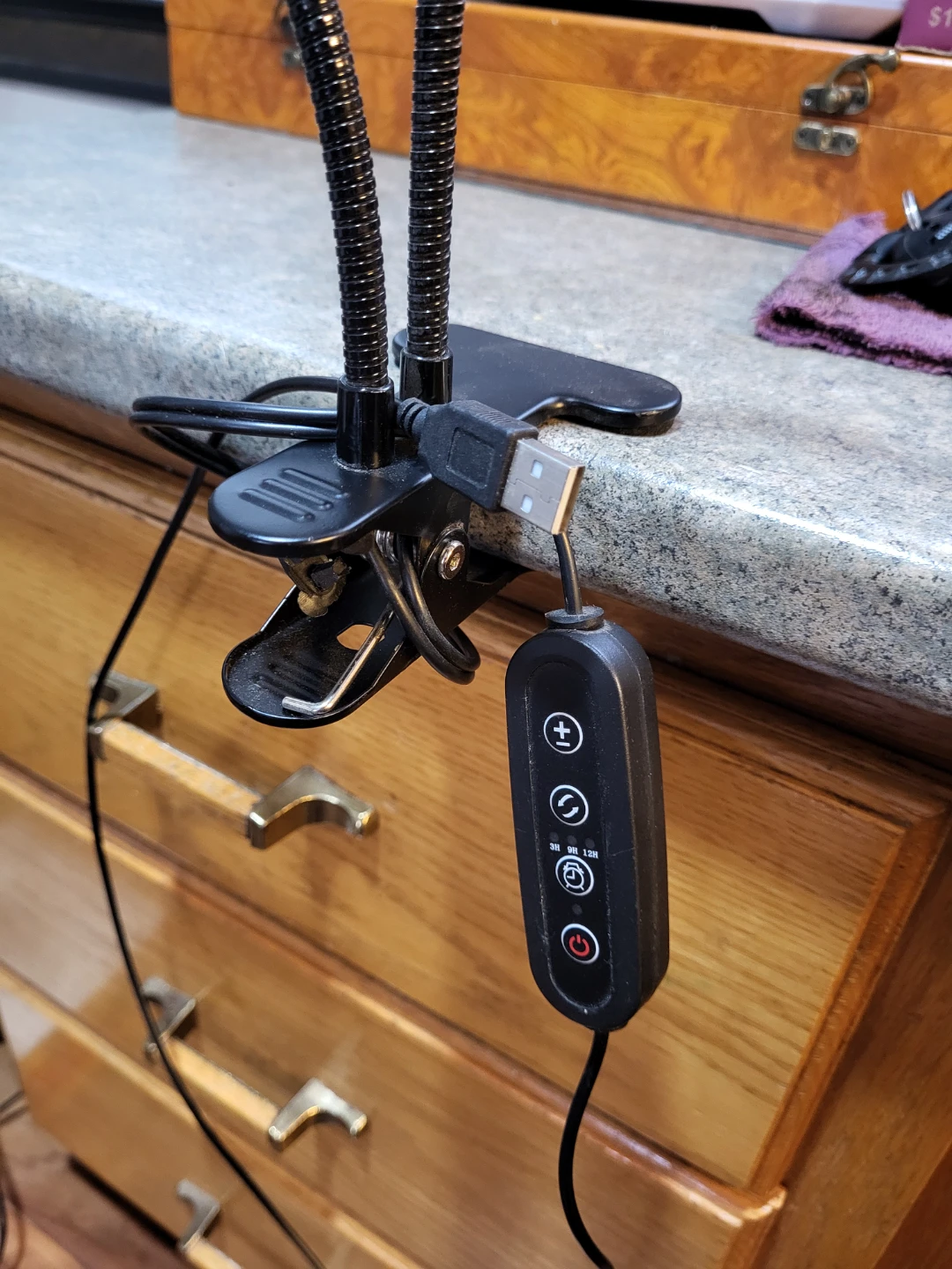 Dual Head LED Grow Light with Clip - photo 2