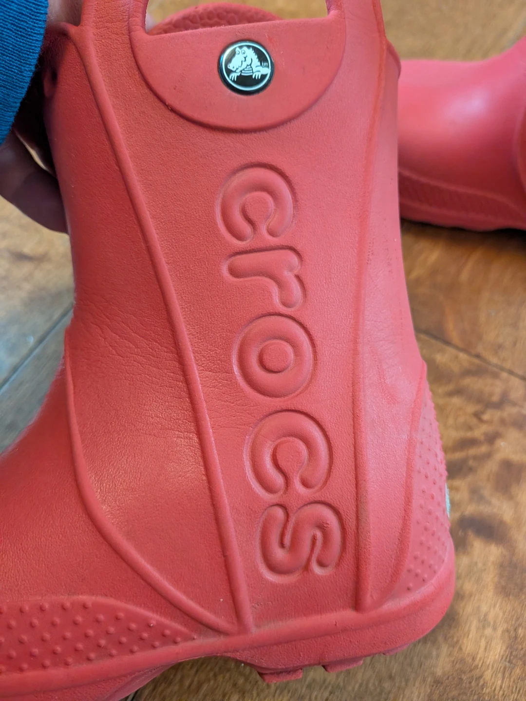Kids Crocs Handle It Rain Boots pink - photo 3