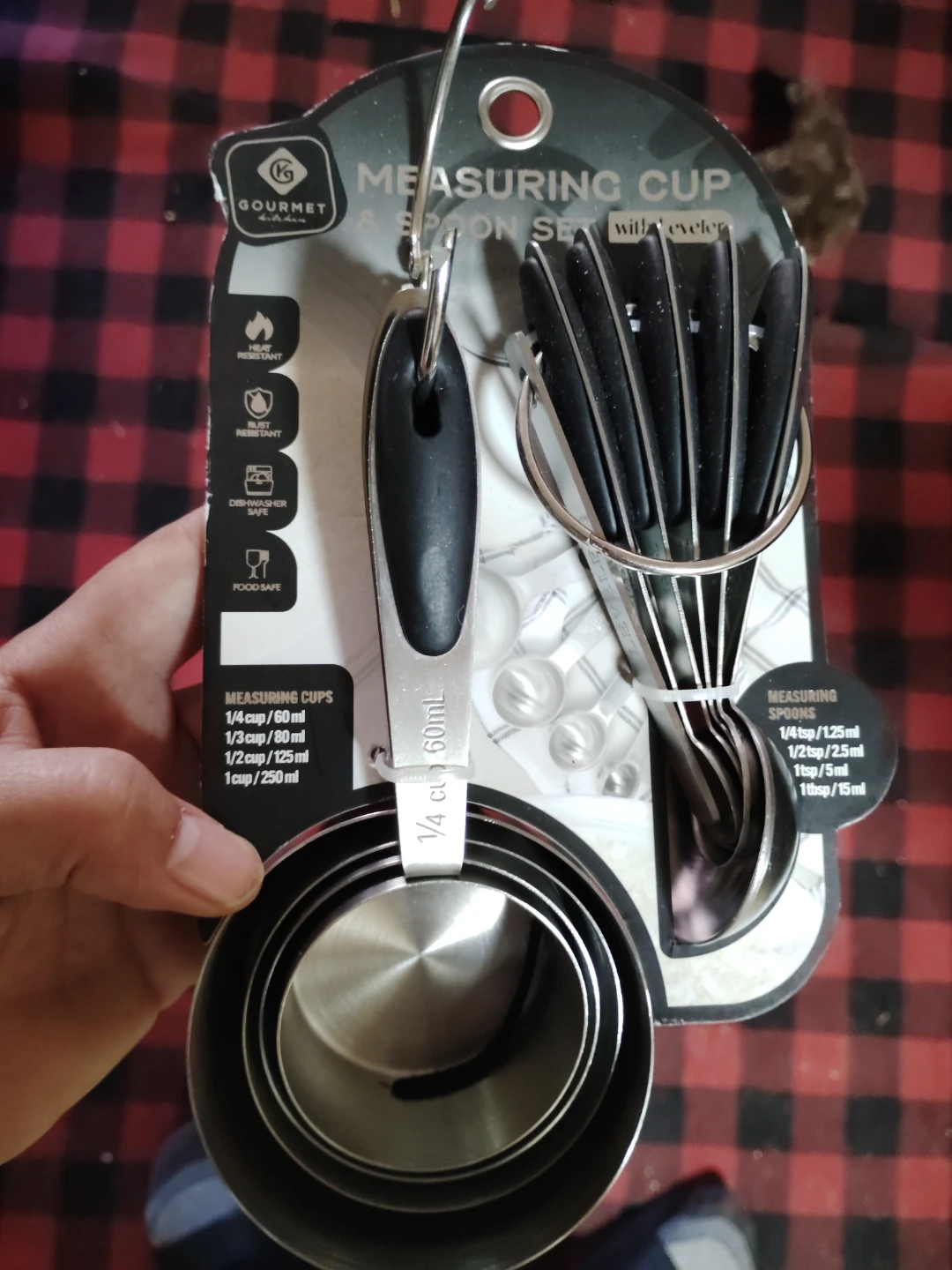 Gourmet Kitchen Measuring Cup and Spoon Set