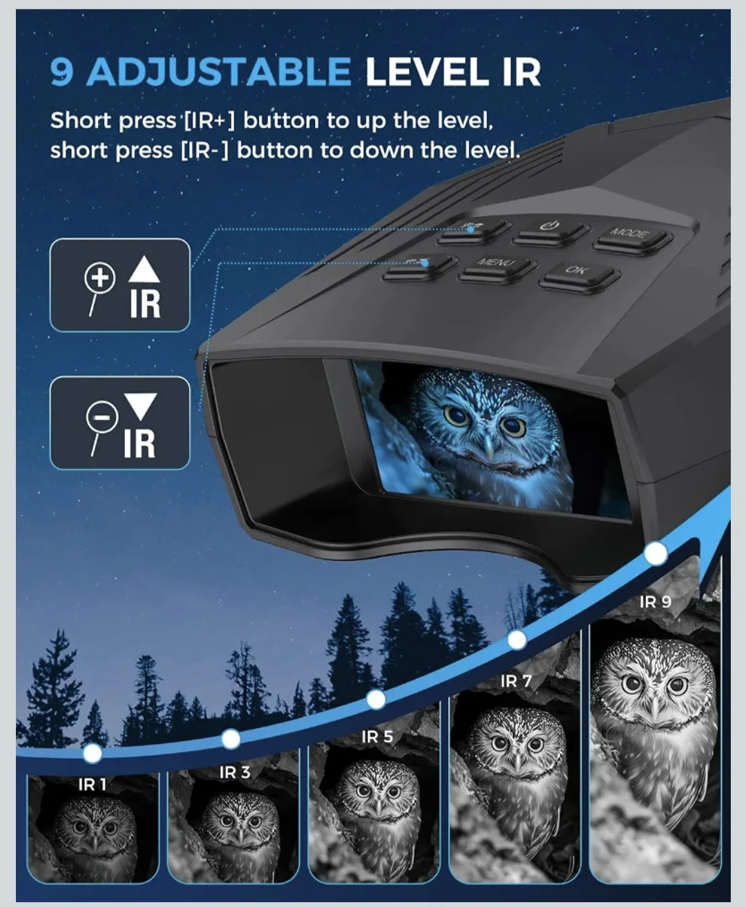 Digital Night Vision Binoculars with 32GB SD Card - photo 3