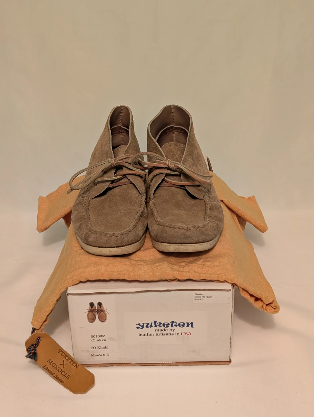 Yuketen x Monocle Chukka Boots FO Khaki