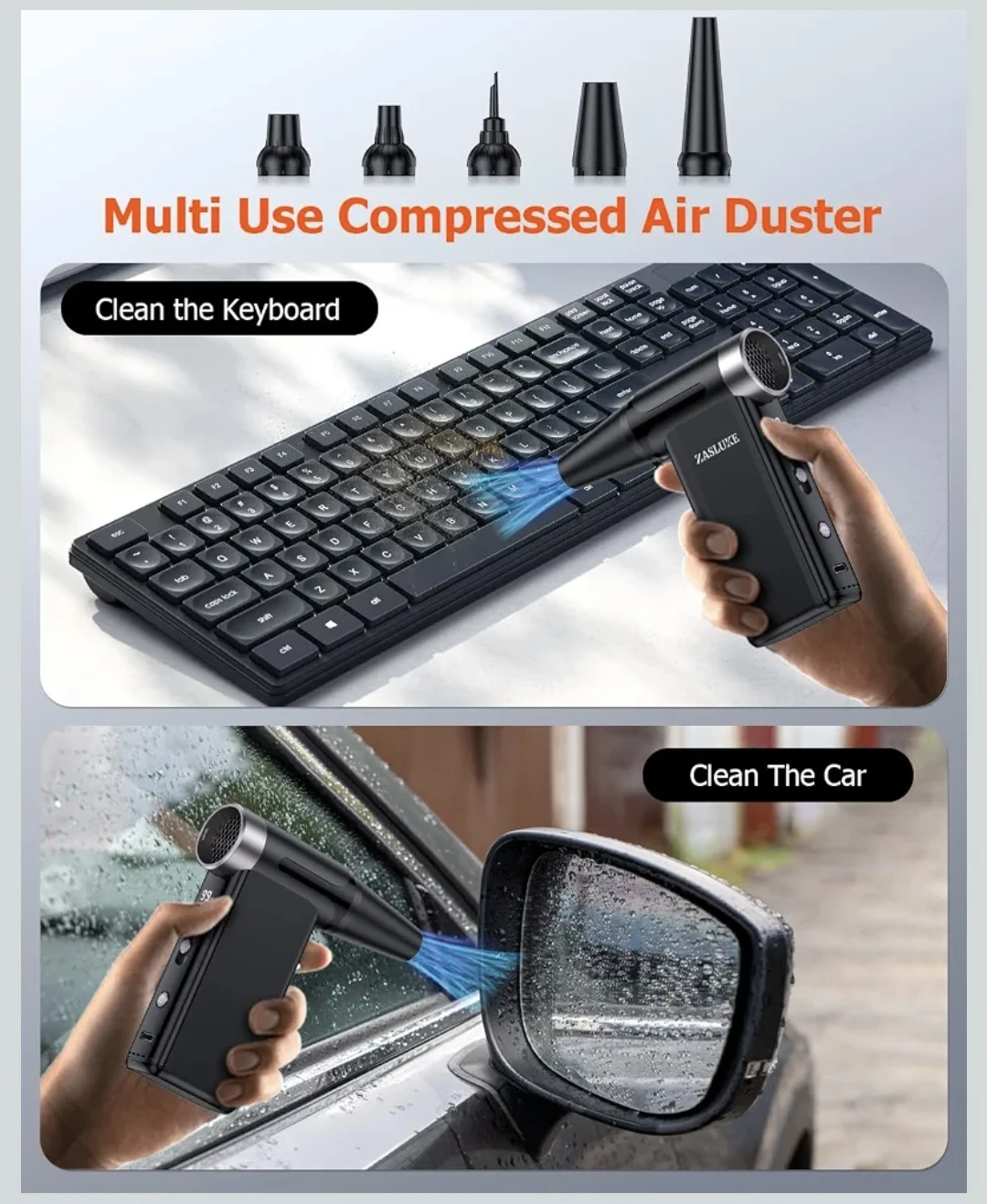 Zasluke Electric Compressed Air Duster - photo 3
