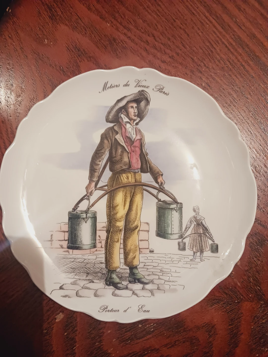 Limoges France Metiers du Vieux Paris Plate