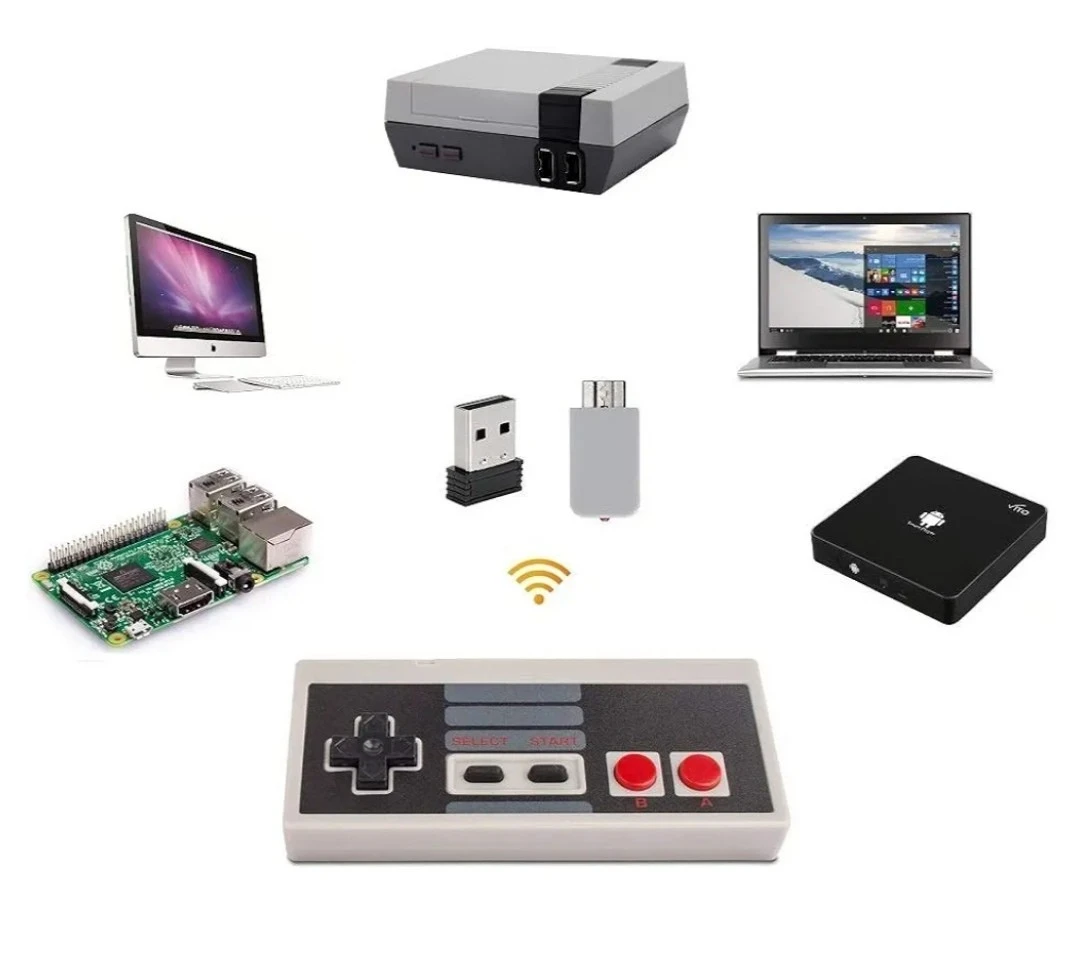 Wireless Retro Game Controller Set - photo 3