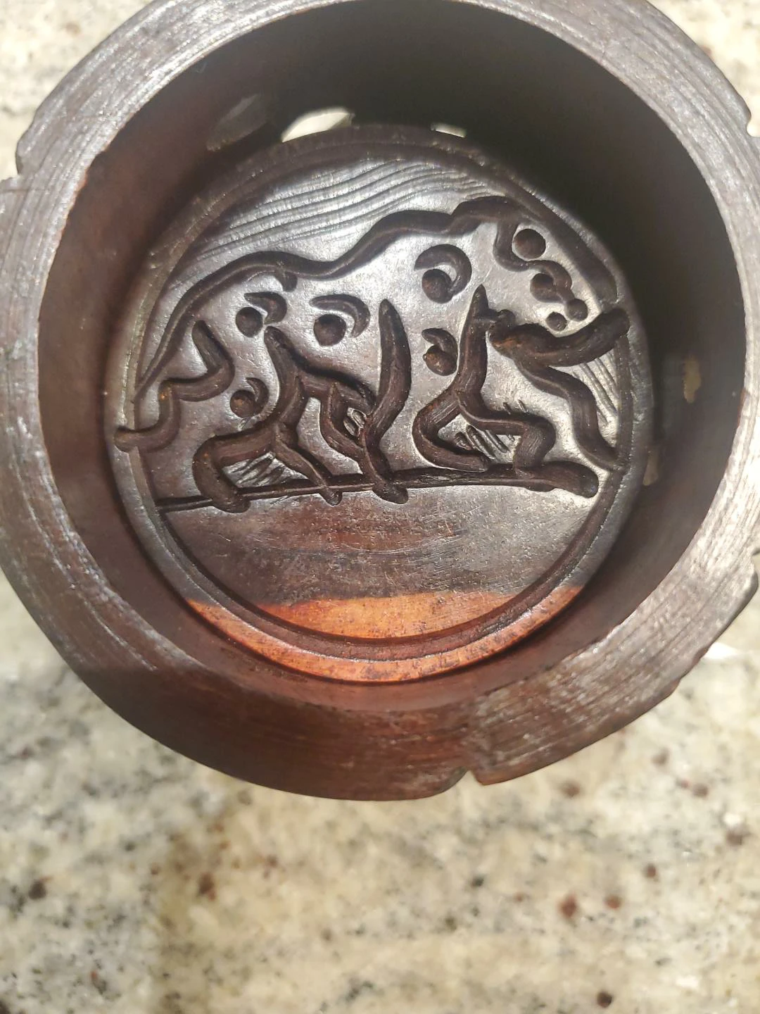 African Coaster / Candle Holder Set - photo 2
