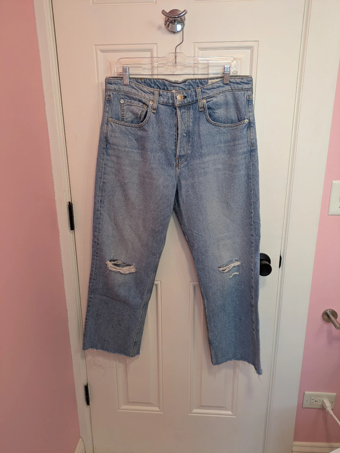 Rag & Bone New York Maya High Rise Ankle Straight Size 31