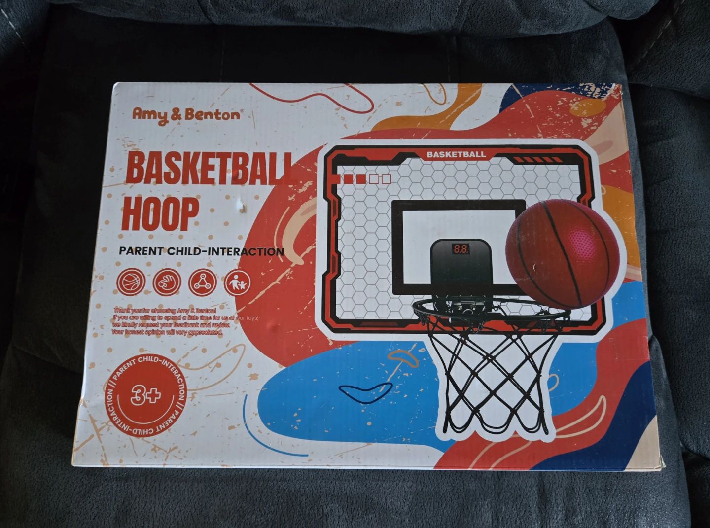Amy & Benton Basketball Hoop Set