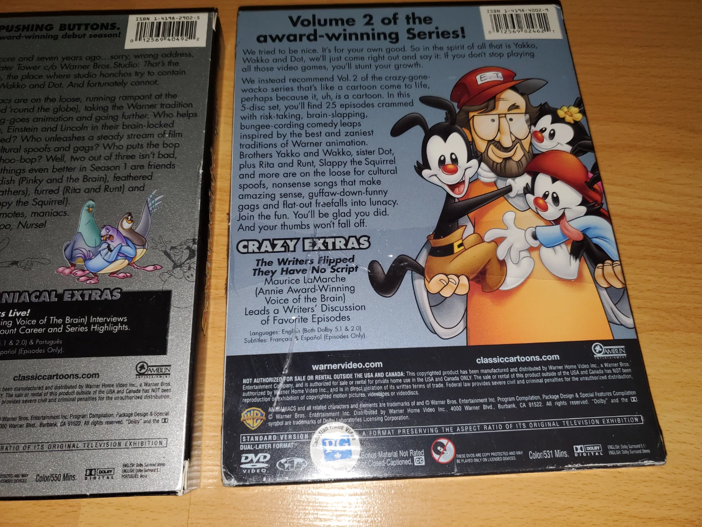 Animaniacs Vol 1 and 2 (DVD Set) - Volume 2 sealed - photo 4