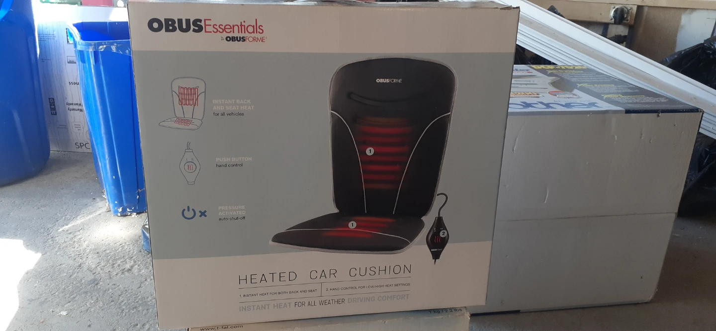 Brand new Obus Essentials Heated Car Cushion - photo 2