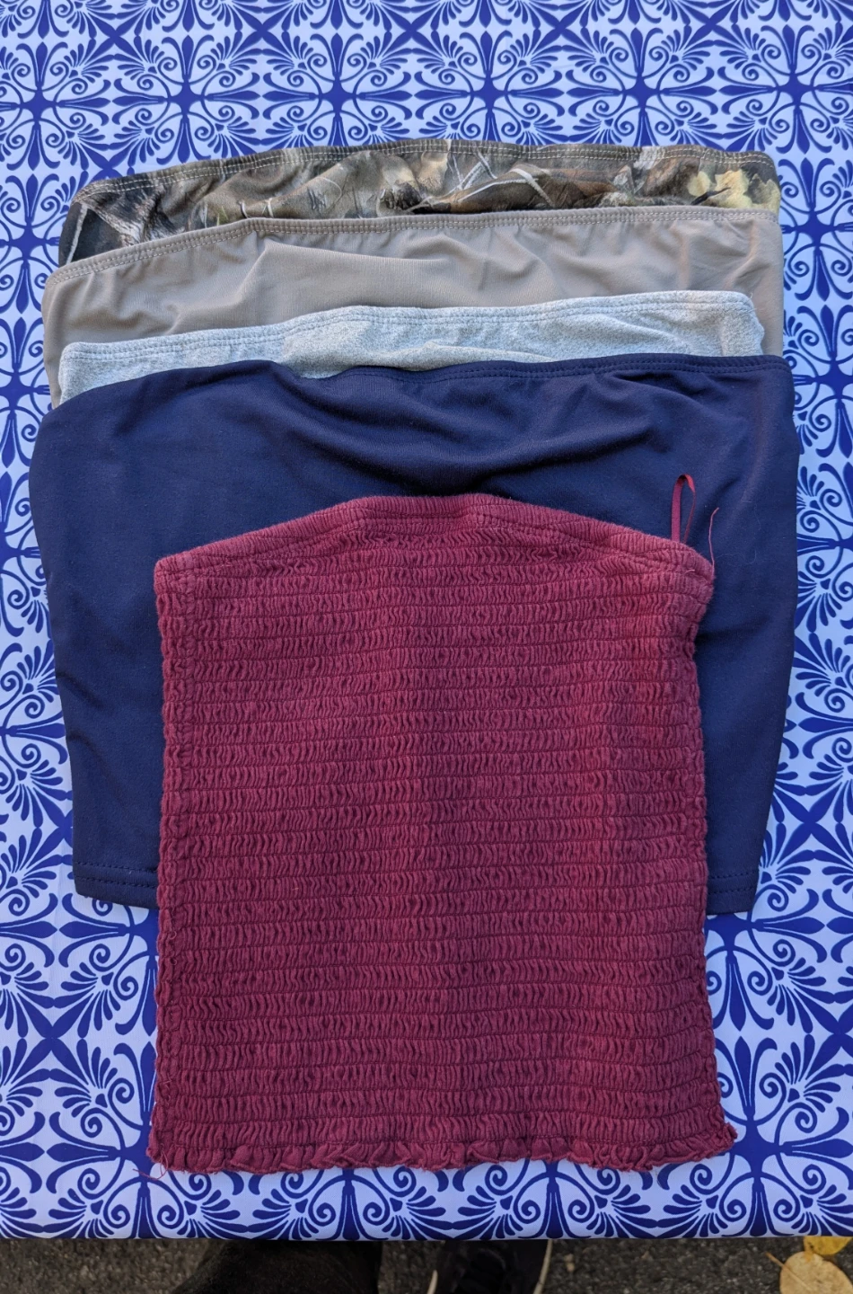 Set of 5 Tube Tops