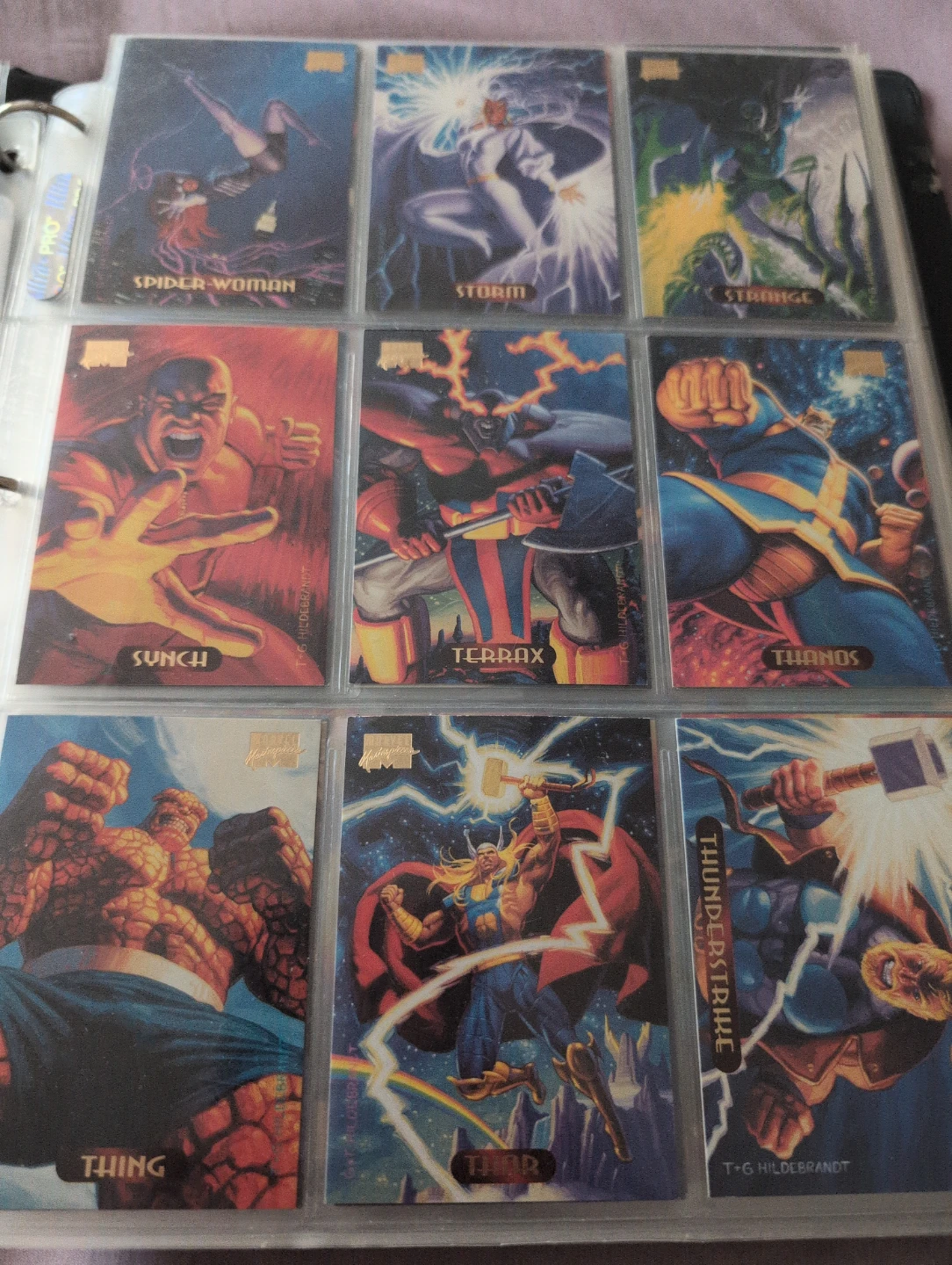 1994 Fleer Marvel Masterpieces Hildebrandt Brothers - photo 2