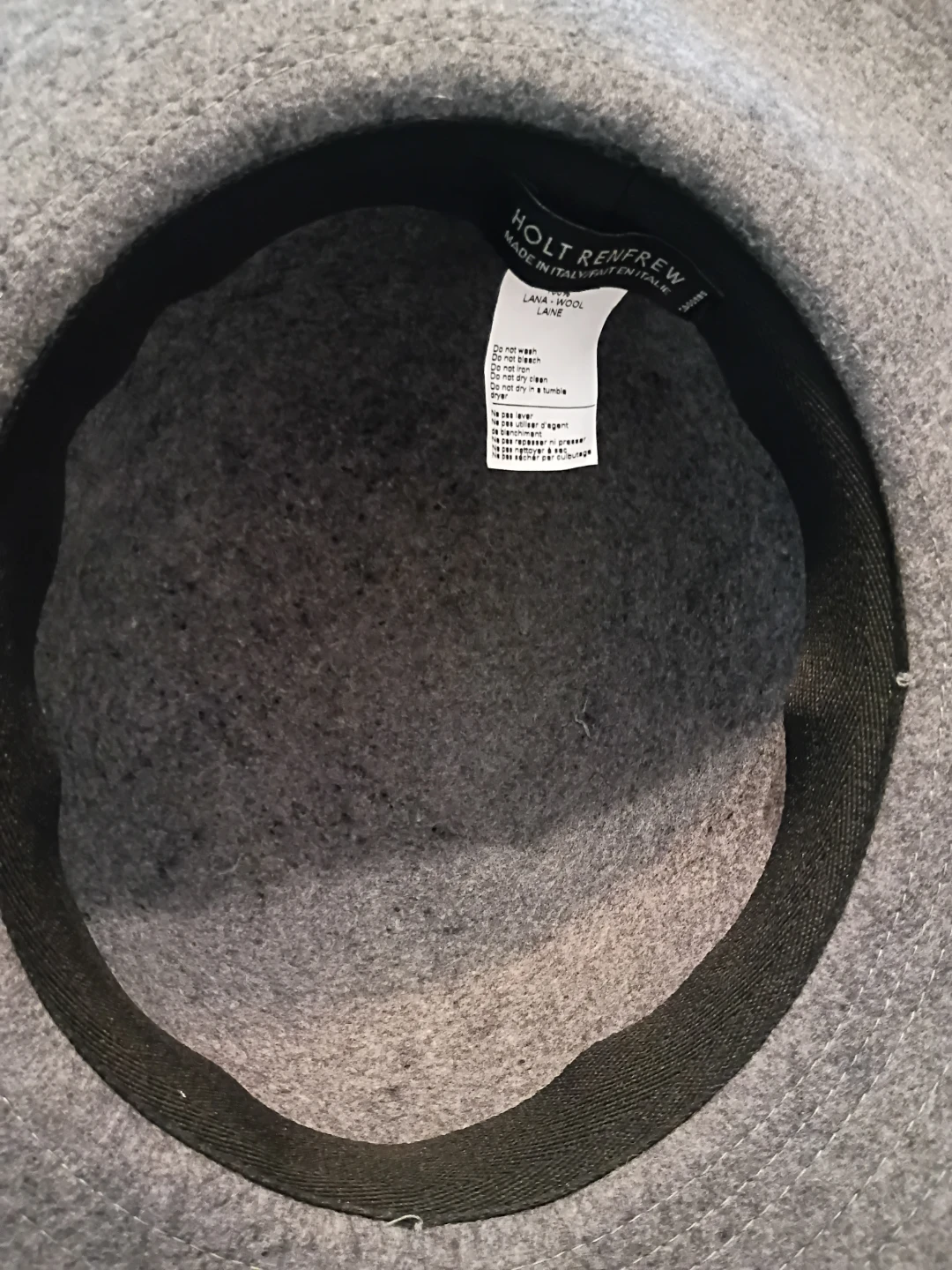 Holt Renfrew Grey Wool Fedora - photo 2