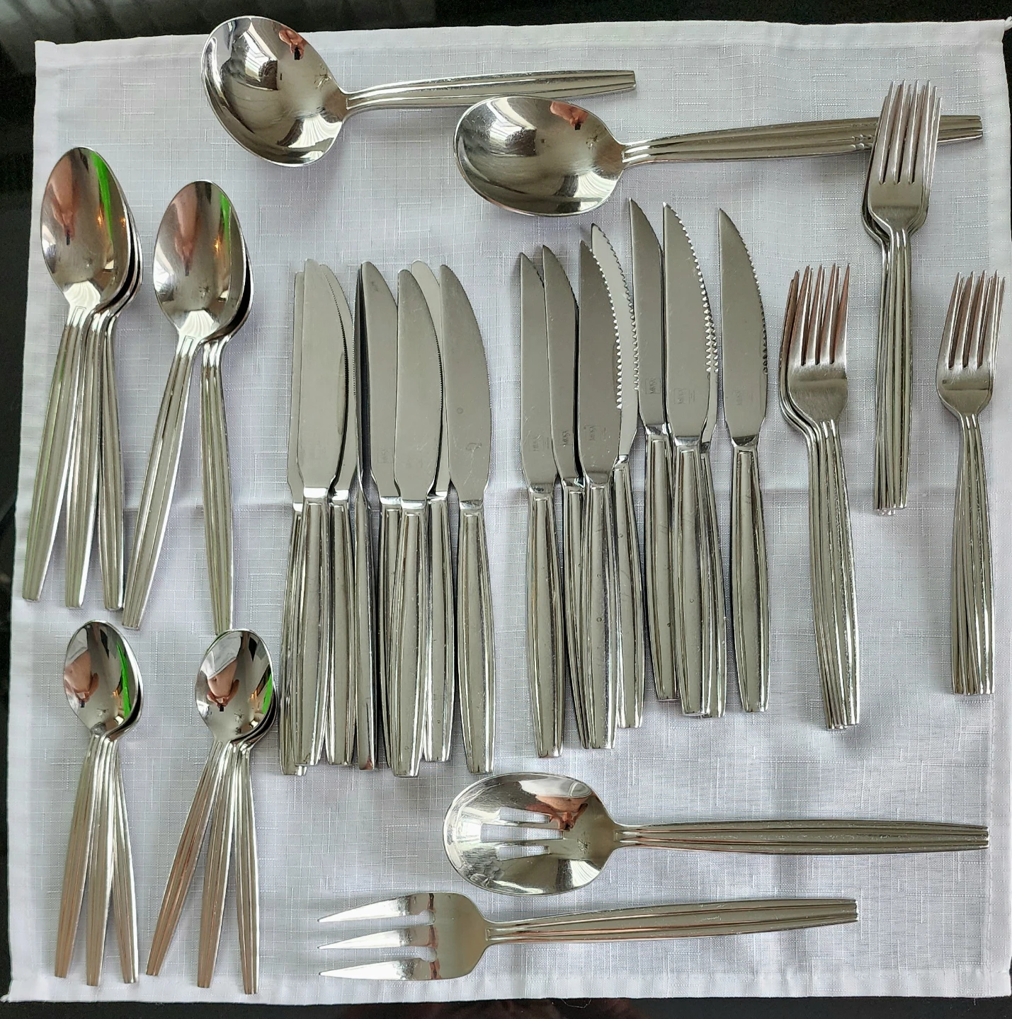 Mikasa Trio Stainless Steel Flatware Set