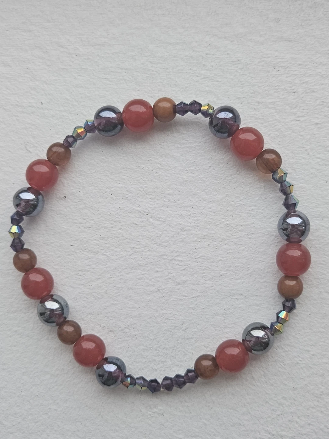Beaded Stretch Bracelet Multi-Colored
