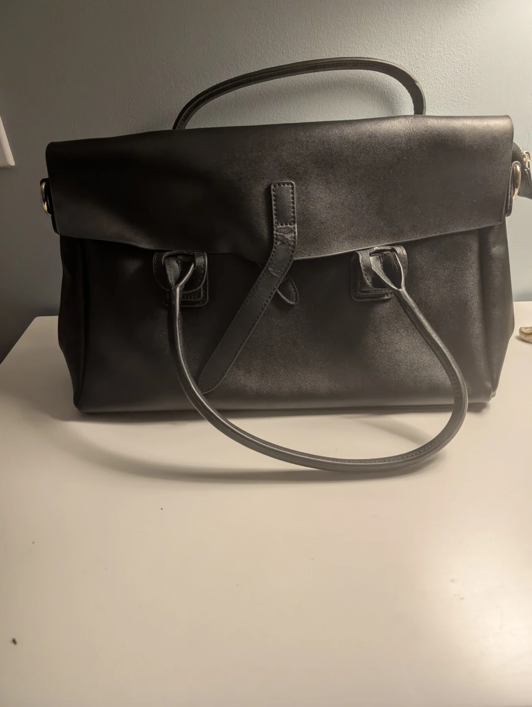 Della Stella black handbag