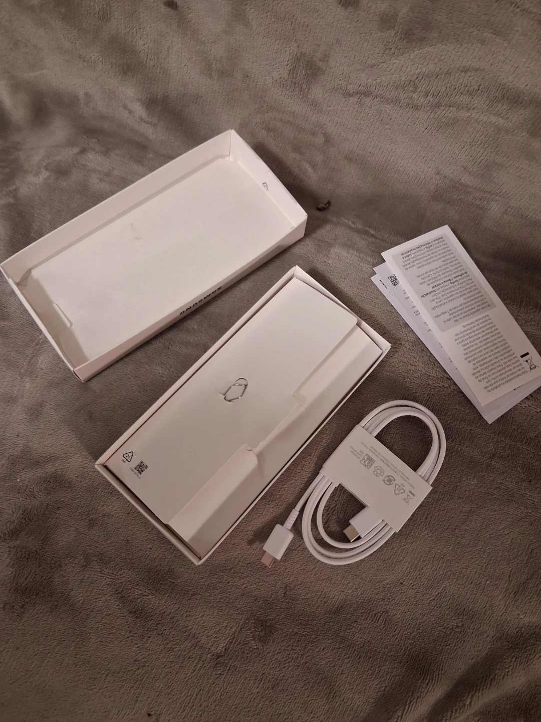 Samsung Galaxy A07 Phone Box and Accessories( ONLY )