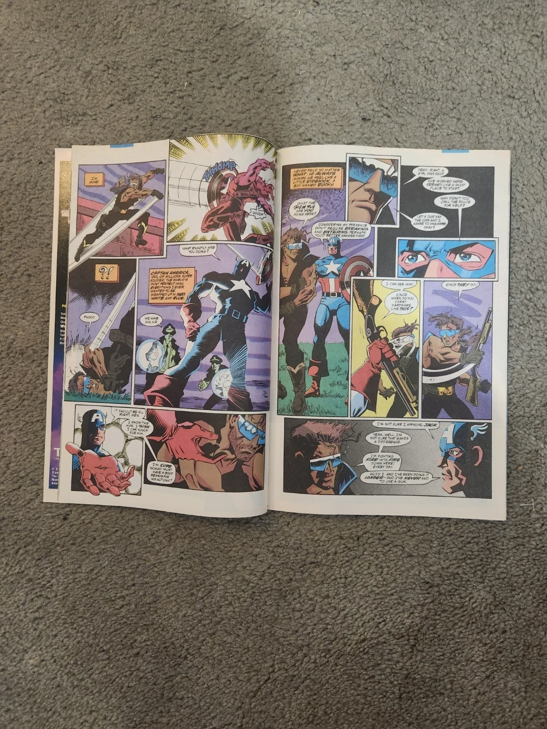 Nomad Comic Book #1 Guest Starring Captain America - photo 3