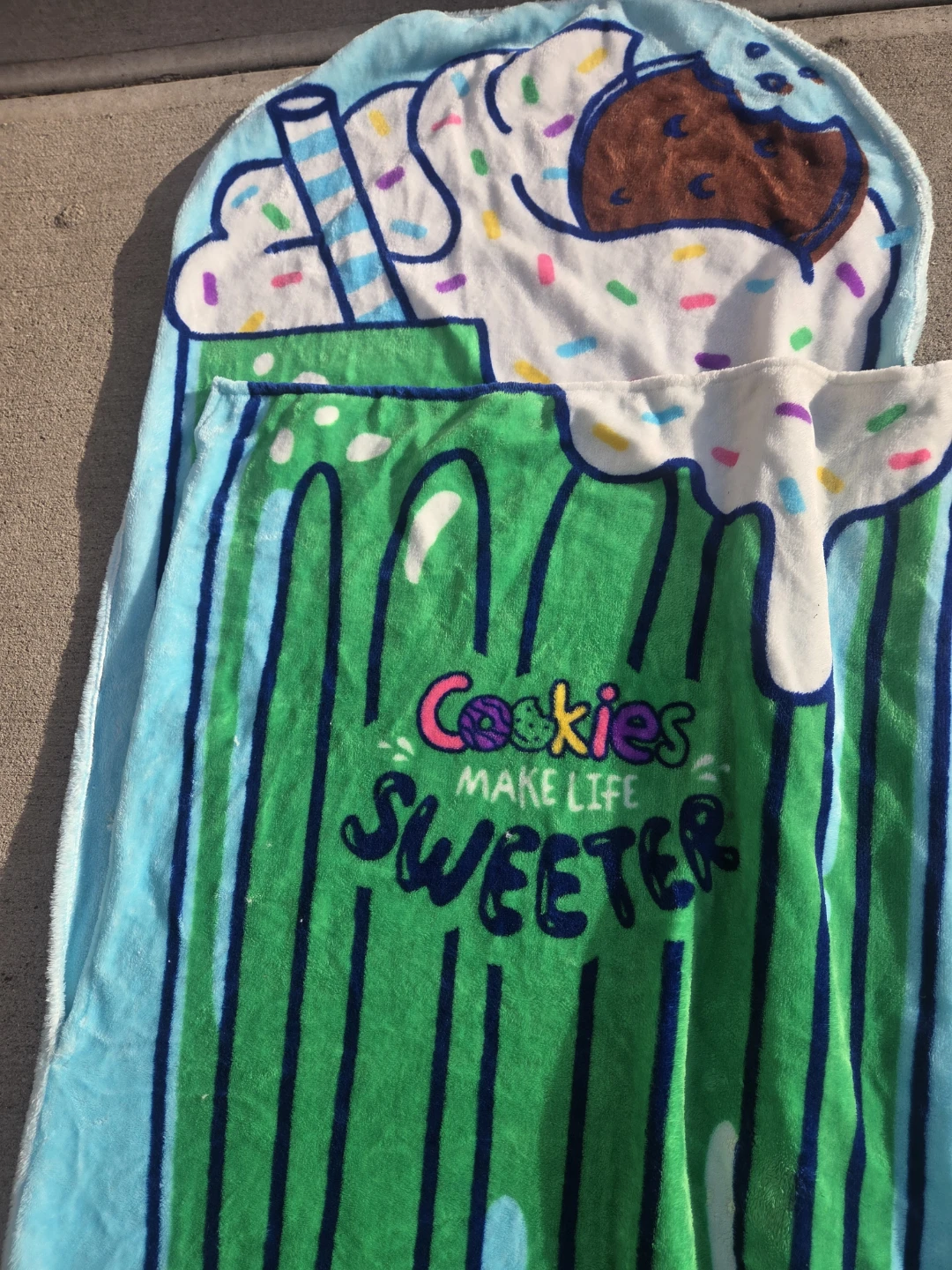 Girl scouts Cookies Make Life Sweeter Plush Throw Blanket - photo 2
