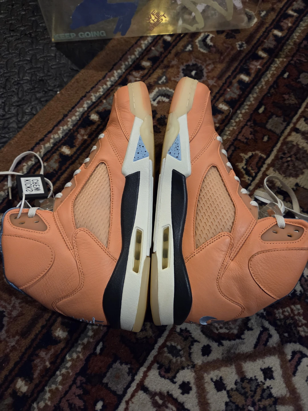 Air Jordan 5 Retro We The Best Crimson Bliss - photo 4