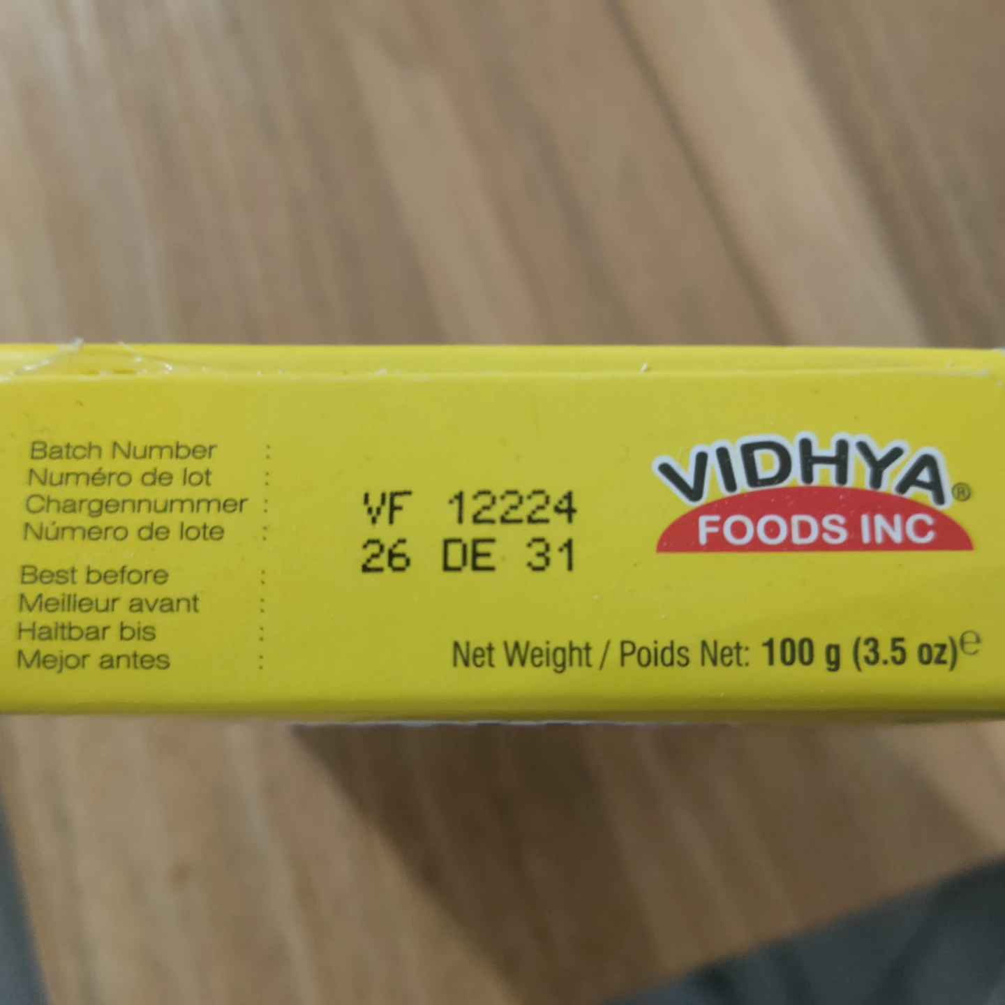 Vidhya Foods Inc Pani Puri Masala 100g - photo 2