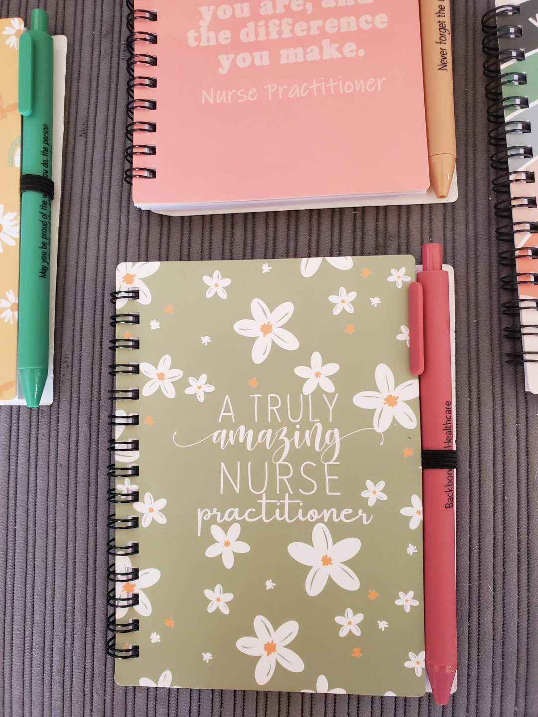 7 Nurse Practitioner Spiral Motivational Notebook and Pen Sets - photo 5