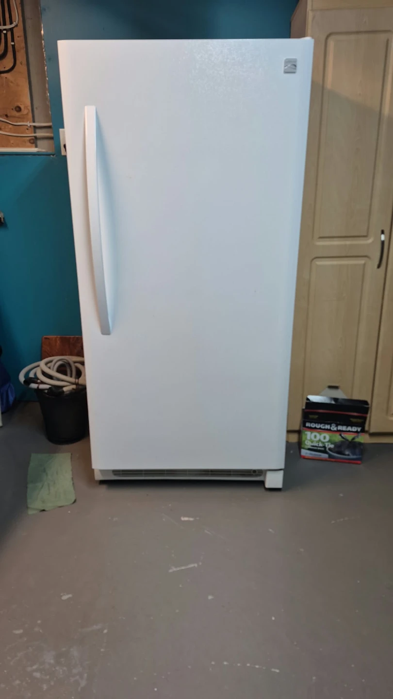 Kenmore White Upright Stand-Up Freezer – Great Condition
