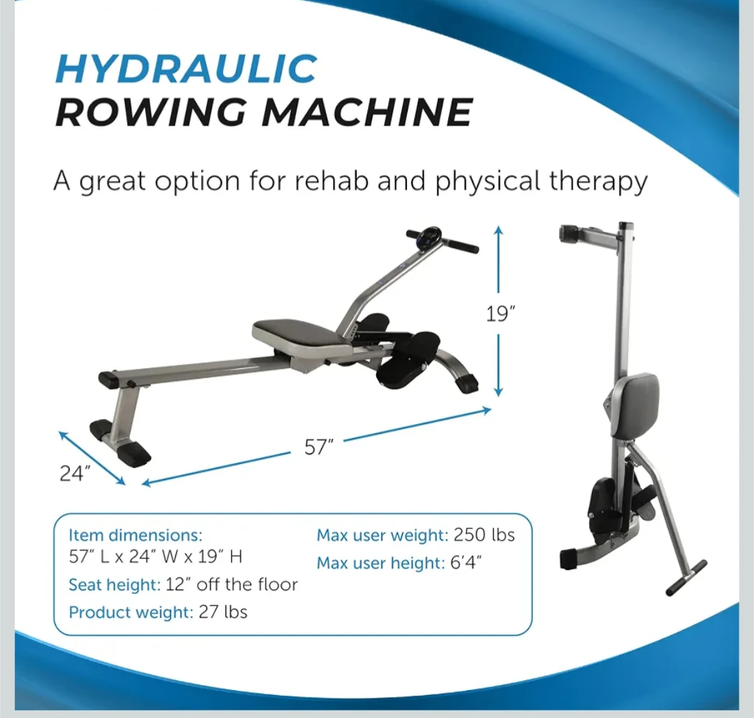 Stamina InMotion Hydraulic Rowing Machine - photo 5