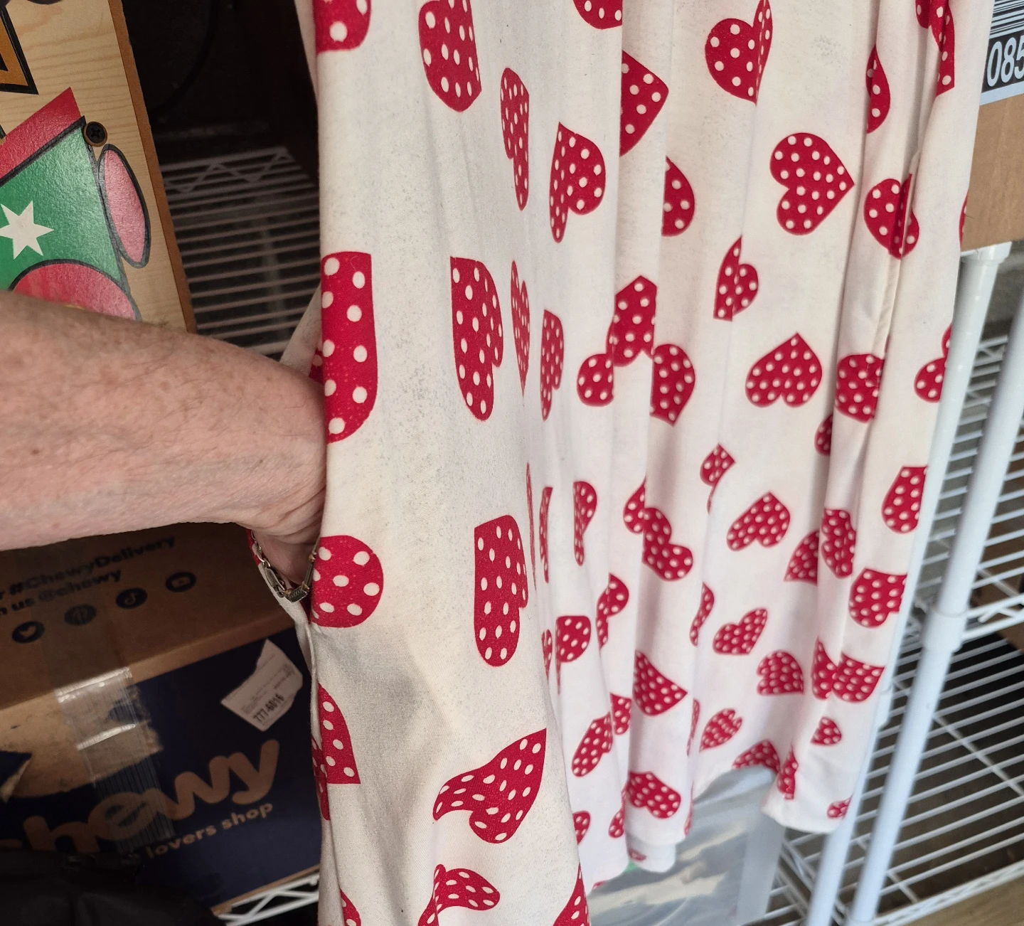 LuLaRoe Heart Print Dress XL - photo 5