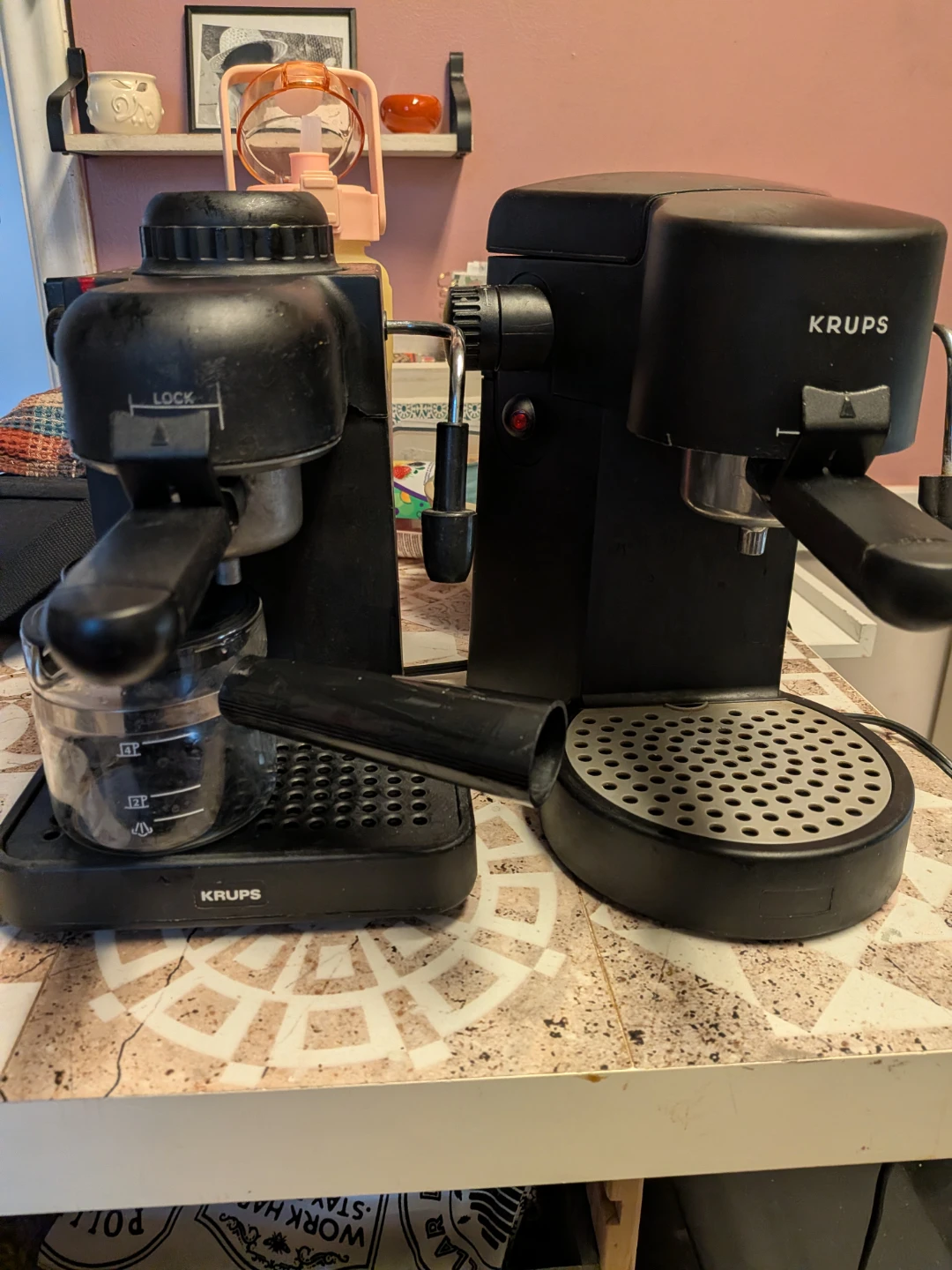 Two Krups 4-Cup Espresso & Cappuccino Makers (Swiss Made) - photo 3