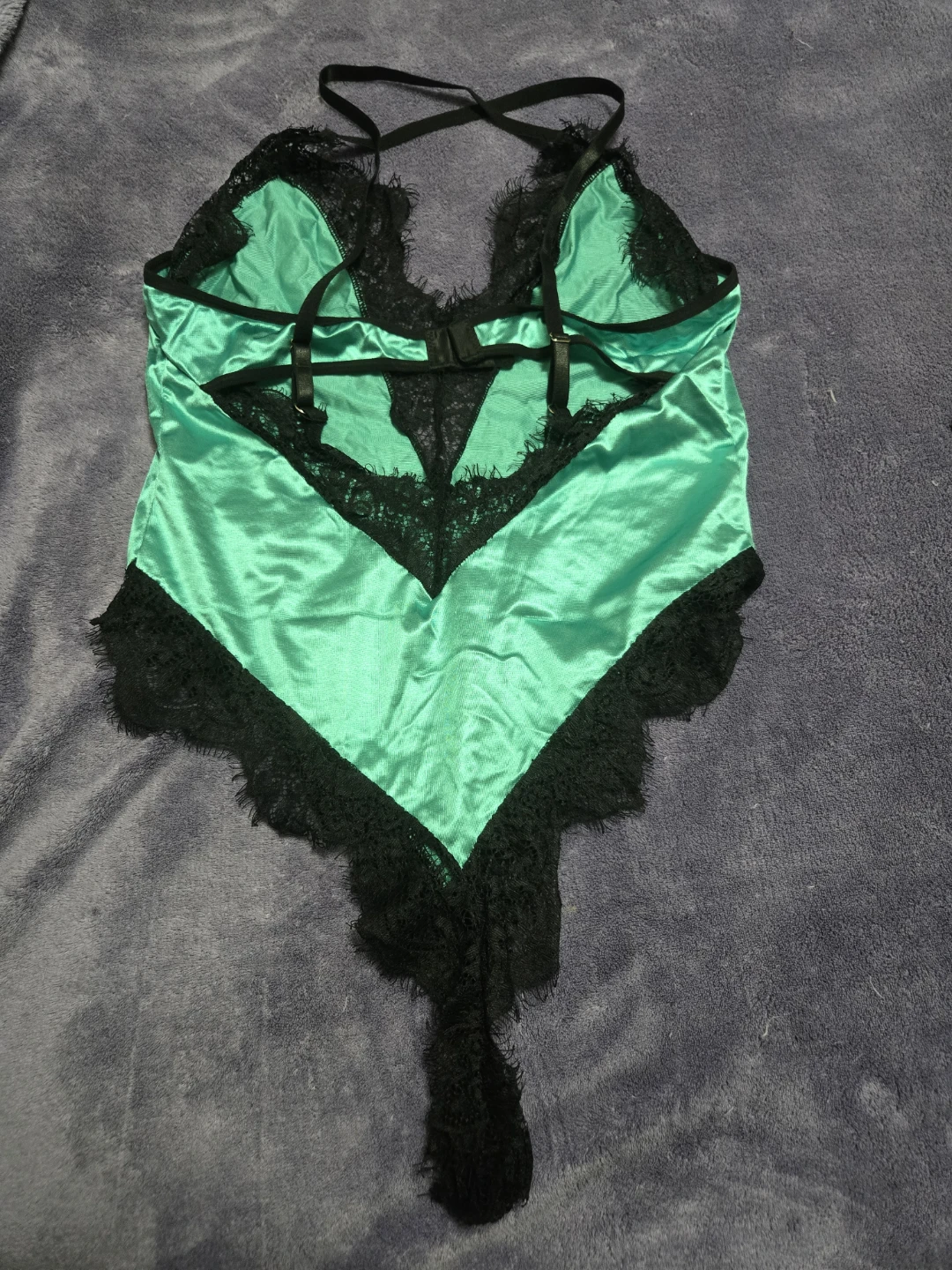 Green and black bodysuit - photo 2