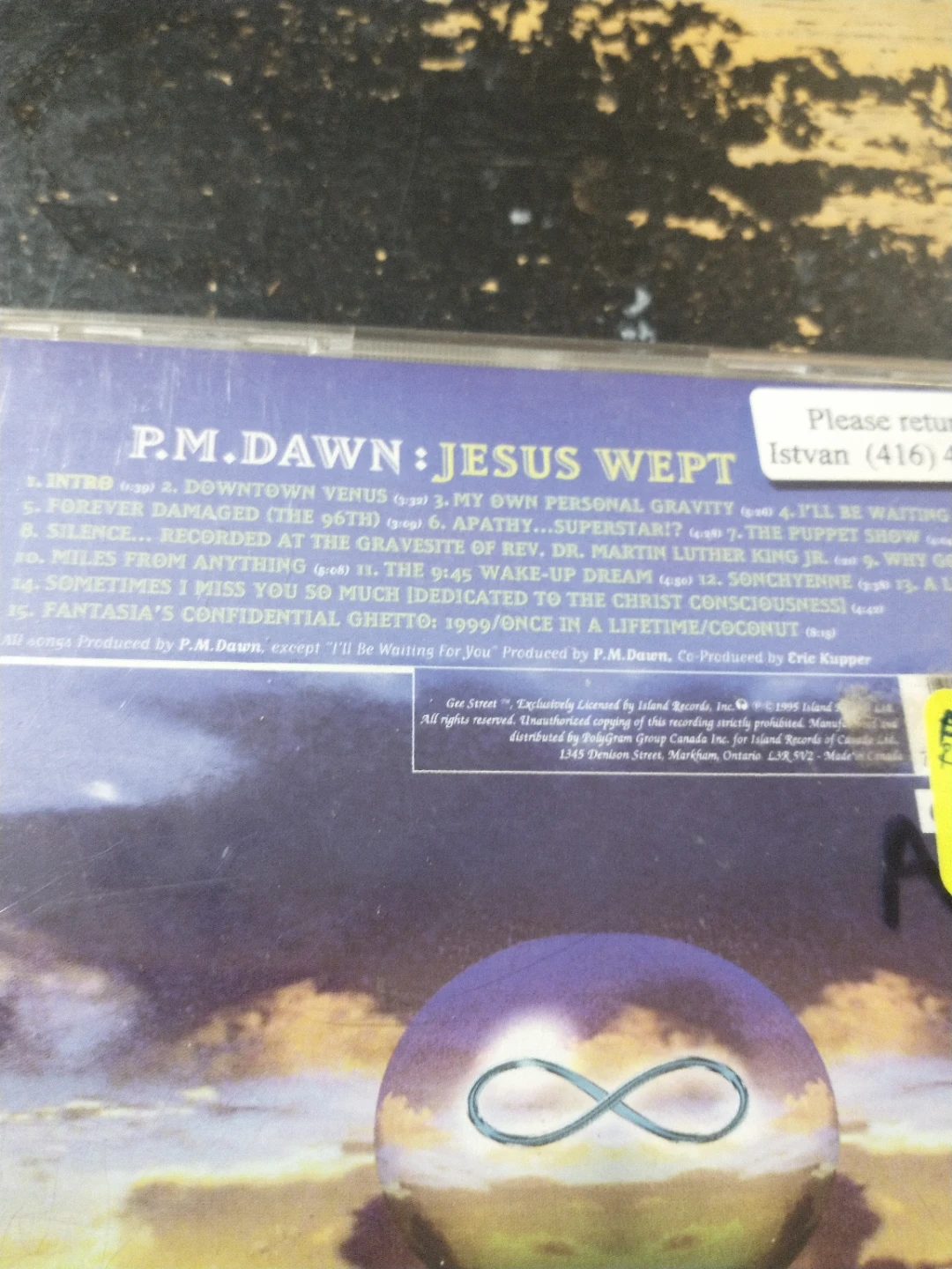 P.M. Dawn Jesus Wept CD - photo 4