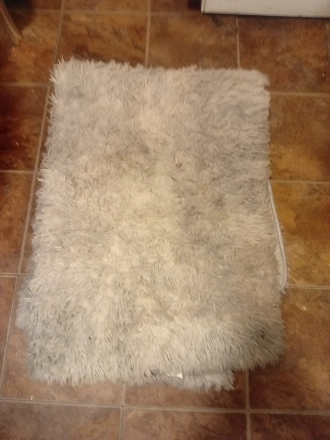 White Faux Fur Rug