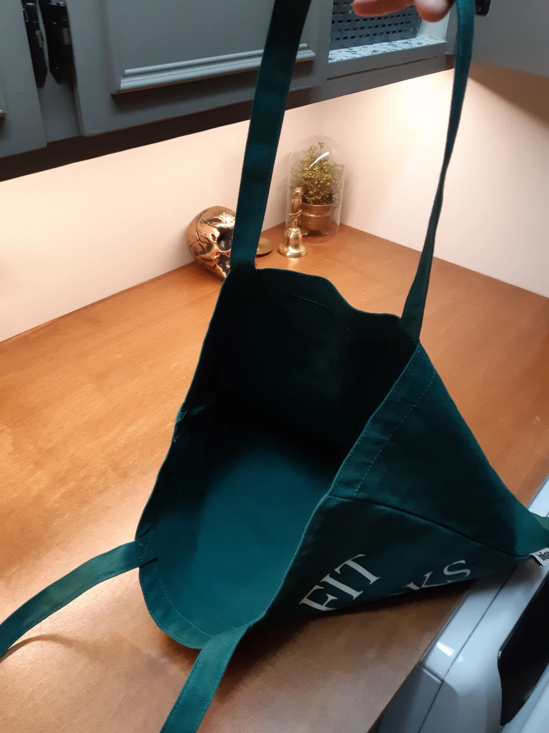 Dark Green Canvas Tote - Indigo - photo 5