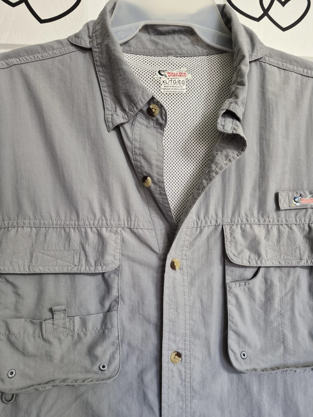 Men's Size XL Button up Top World Wide Sportsman - photo 4