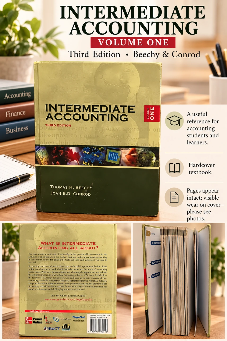 📚Beechy & Conrod Intermediate Accounting Volume One📚