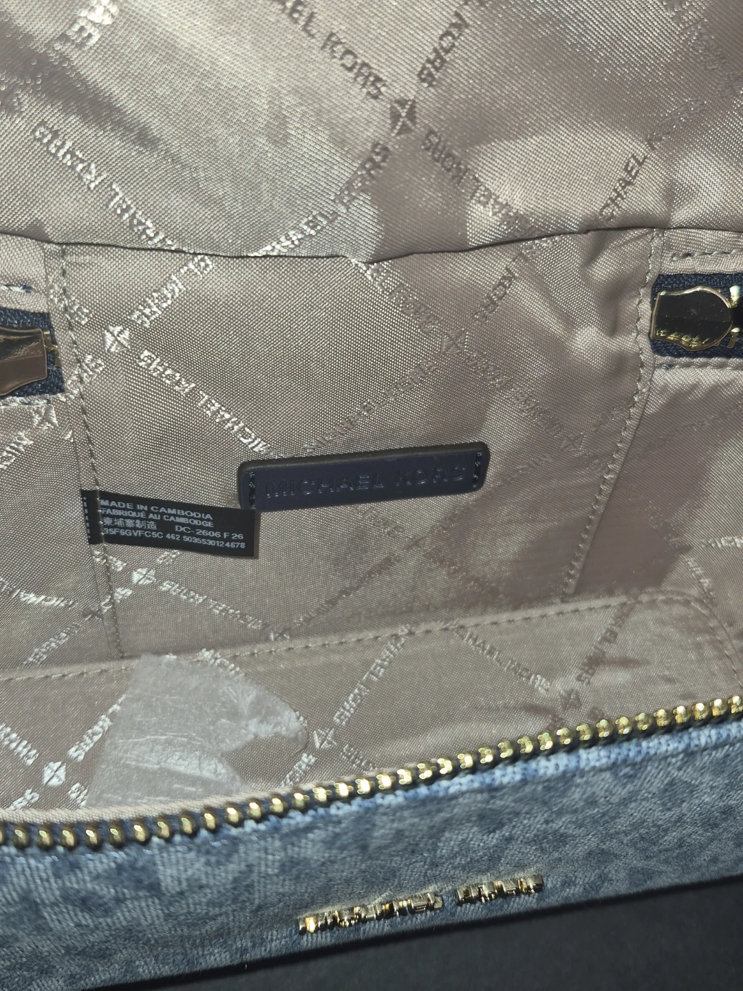 Michael Kors Denim Logo Crossbody Bag - photo 3