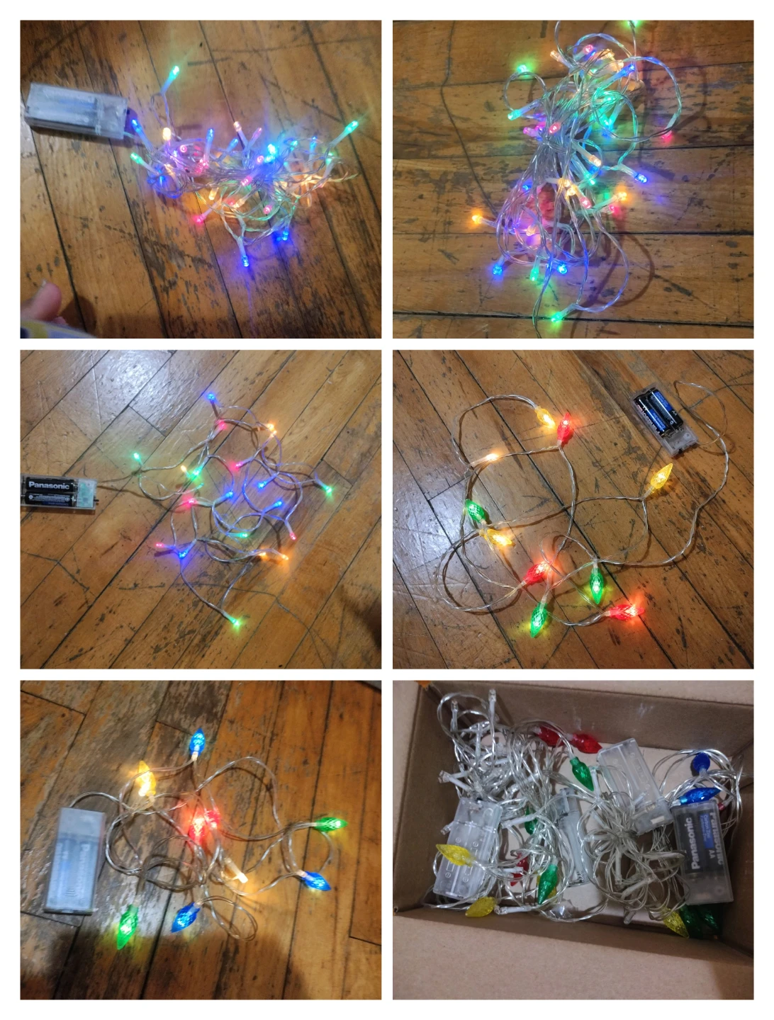 Multicolour Decoration Lights – 6 sets