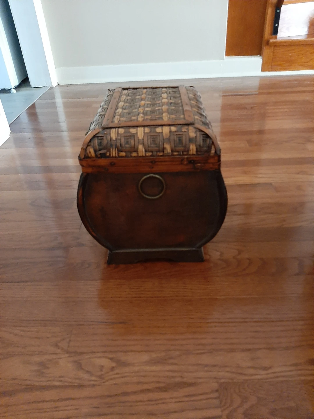Woven Bamboo Storage Chest - photo 5