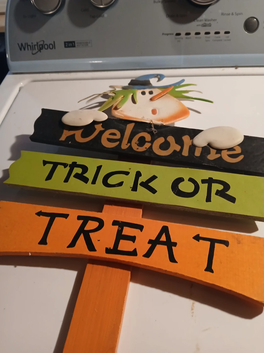 Set of 3 Halloween Decorative Wooden Signs - photo 3