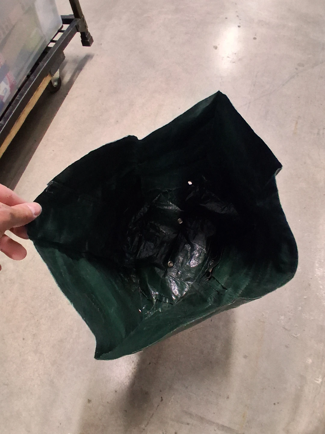 2 Green Tarp Garden Planter Potato Growing Bag - photo 3