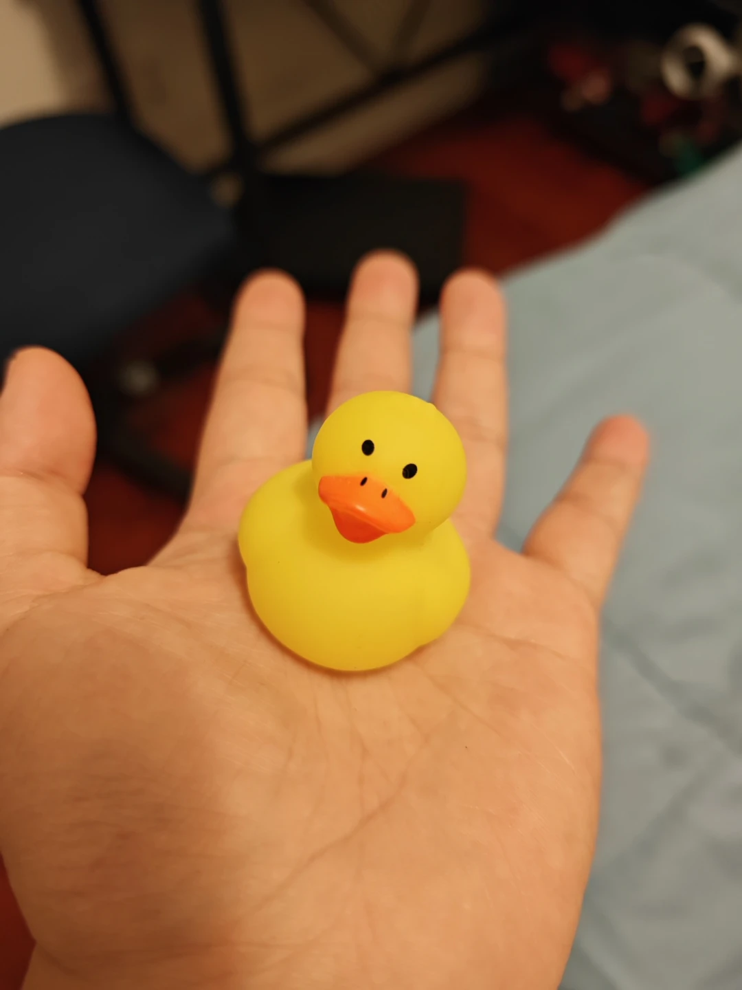 Small yellow rubber duck