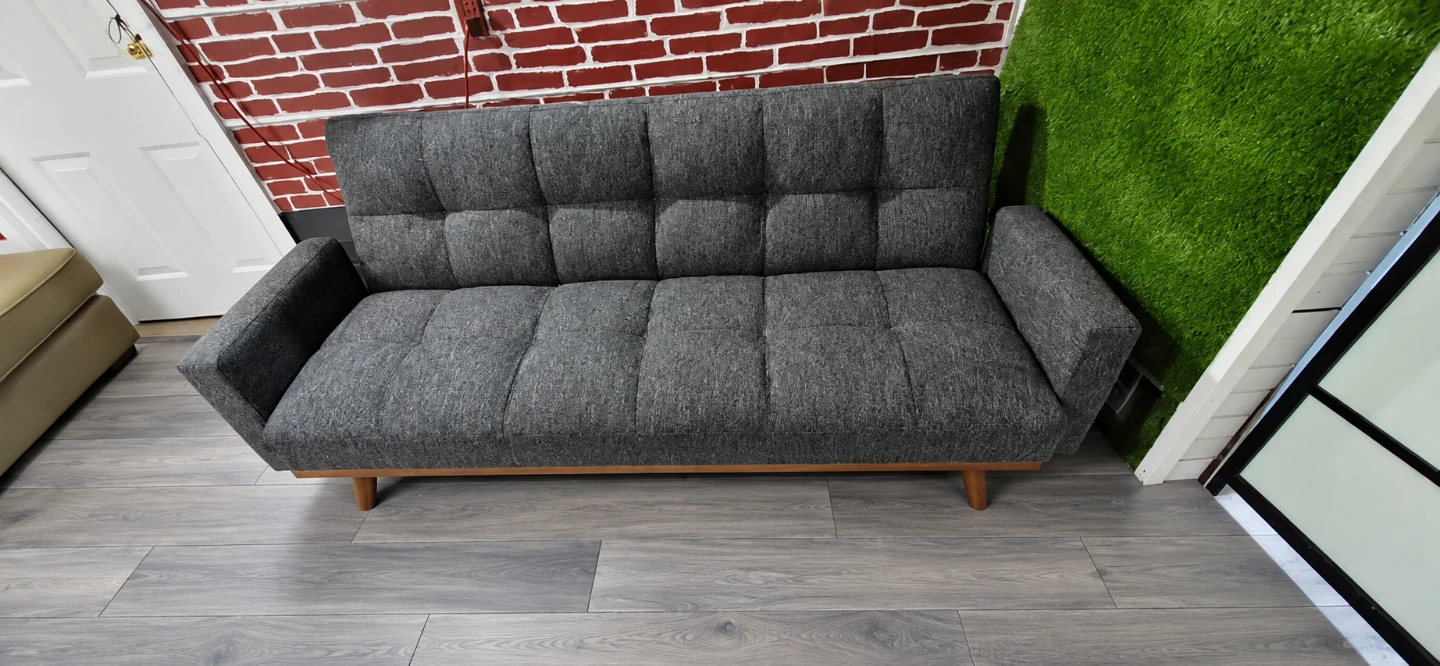 Grey Fabric Sofa Bed