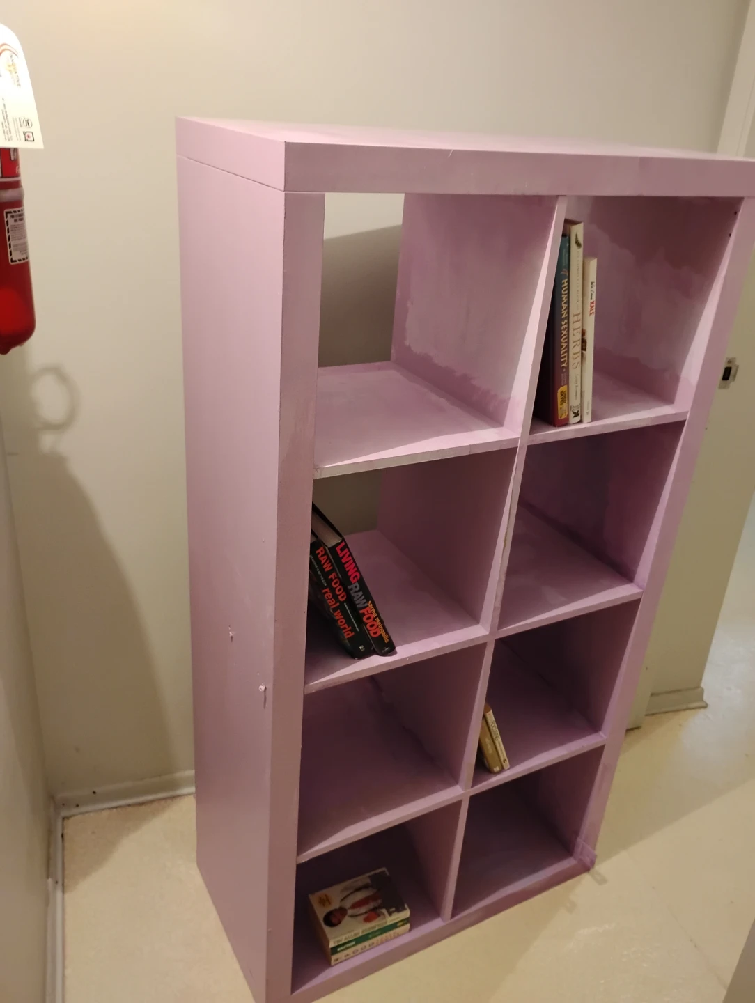 Purple 💜 8-Cube Storage Shelf in Light Purple - photo 4