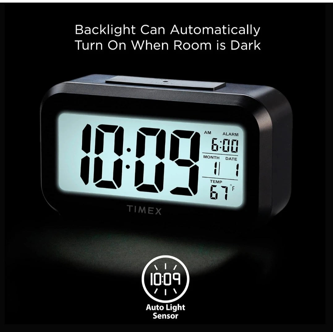 Timex Cordless Alarm Clock with Jumbo Display - photo 3