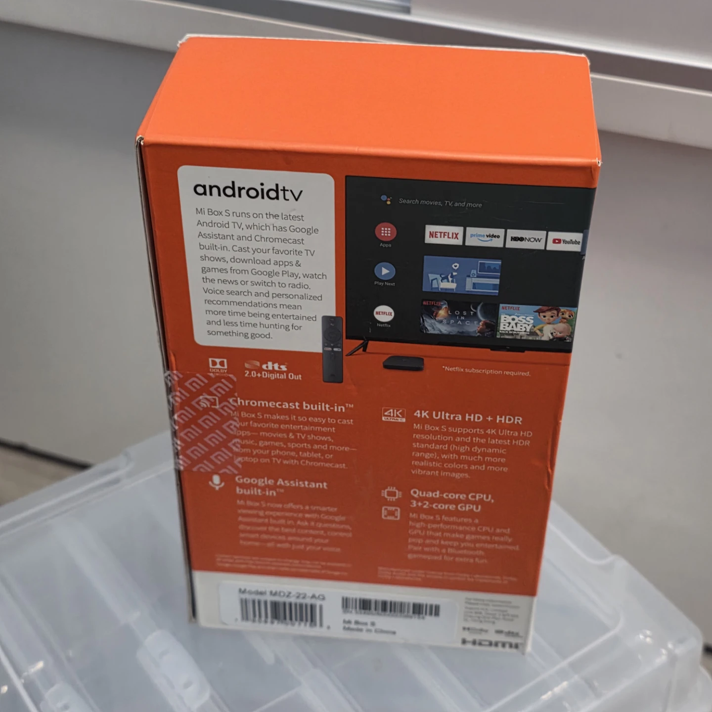 Xiaomi Mi Box S 4K Ultra HD Set-Top Box - photo 2
